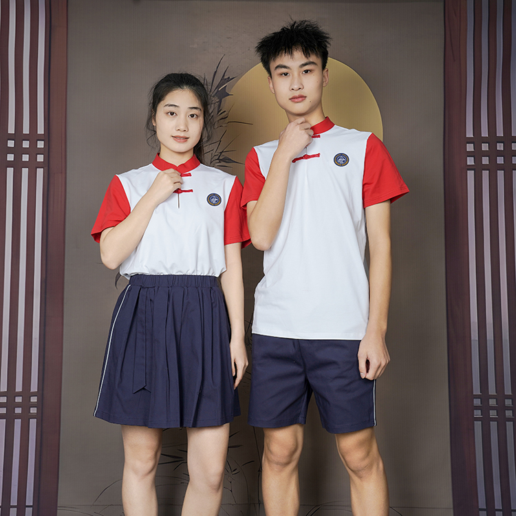 中学夏季国学风校服