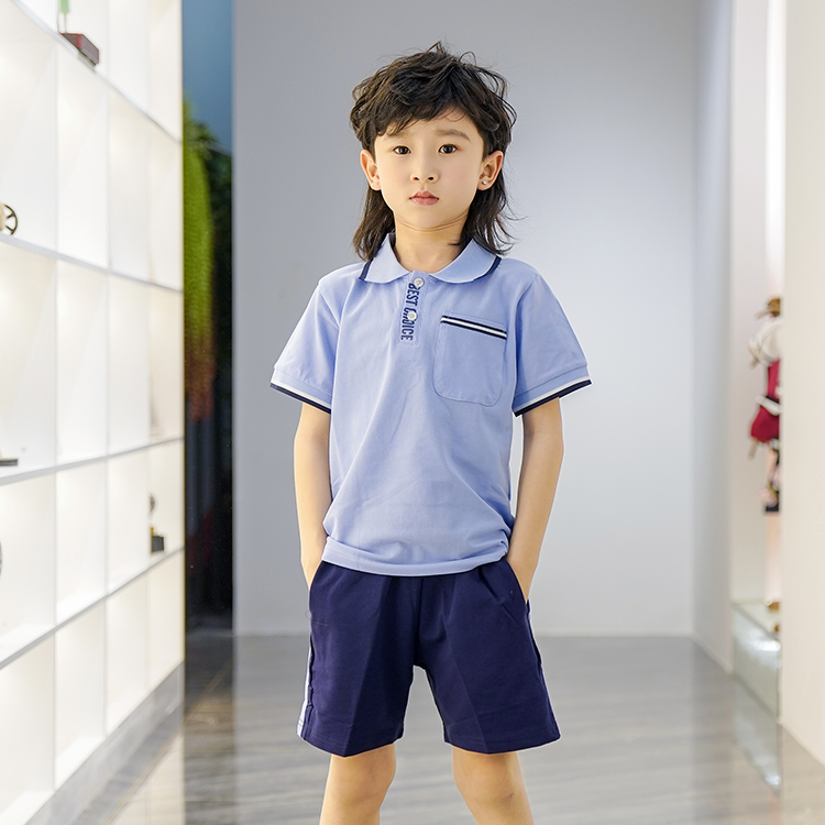 新款夏季小学校服